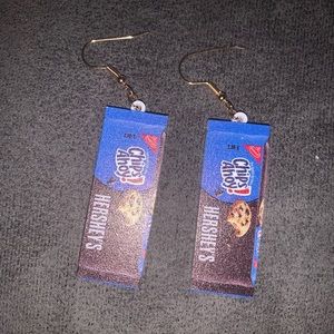Chips Ahoy! Cookie Chocolate Chips Cookies Snacks Products Earrings -36